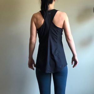Calia Black Tank - Open Back